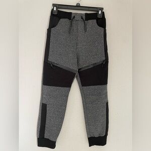 STEVE’S JEANS Stylish Gray and Black Kids Joggers
